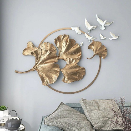 Ginkgo Leaf Wall Decor: Nature's Elegance for Your Home